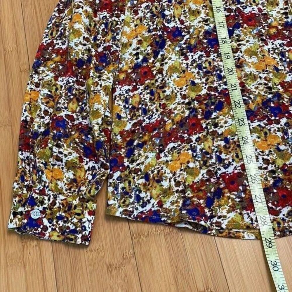 Kut From The‎ Kloth Floral Blouse - Button Front, Long Sleeves, Size XL - Picture 10 of 10